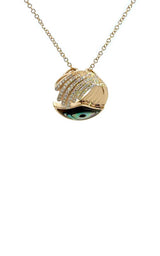 Bassali Abalone Wave Necklace G17255