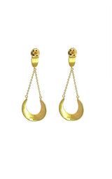 Sterling silver and Gold Plated 'Odyssey' Dangle Earrings  G15295