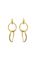 Sterling silver and Gold Plated 'Florence' Dangle Earrings  G15286