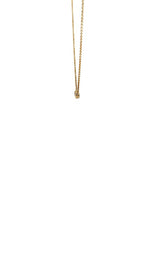 14K YELLOW GOLD  SOLITAIRE NECKLACE  G16481