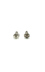 14K WHITE GOLD LAB GROWN DIAMONDS STUD EARRINGS  G16628