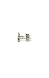 14K WHITE GOLD LAB GROWN DIAMONDS STUD EARRINGS  G16628