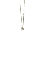 10K WHITE GOLD  SOLITAIRE LAB GROWN NECKLACES  G16648