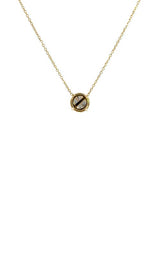 10K YELLOW GOLD  SOLITAIRE LAB GROWN NECKLACES  G16644