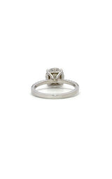 14K WHITE GOLD LAB GROWN ENGAGEMENT RING  G16660