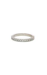 14K WHITE GOLD LAB GROWN DIAMONDS BAND  G16655