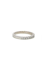 14K WHITE GOLD LAB GROWN DIAMONDS BAND  G16655