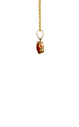 14K YELLOW GOLD CITRINE PENDANT  G16011