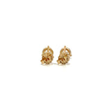 Solitaire Earrings (Martini-Set) - 14k Gold