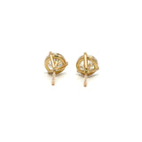 Solitaire Earrings (Martini-Set) - 14k Gold