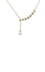 Bassali Pearl and Diamond Necklace G15257