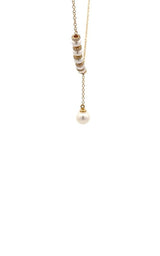 Bassali Pearl and Diamond Necklace G15257